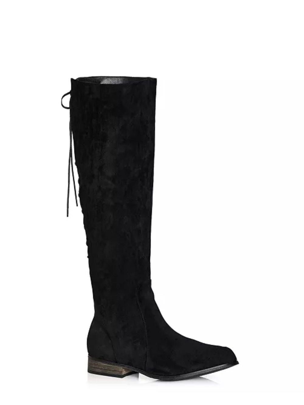 CITY CHICWIDE FIT Perry Flat Over the Knee Boot - black